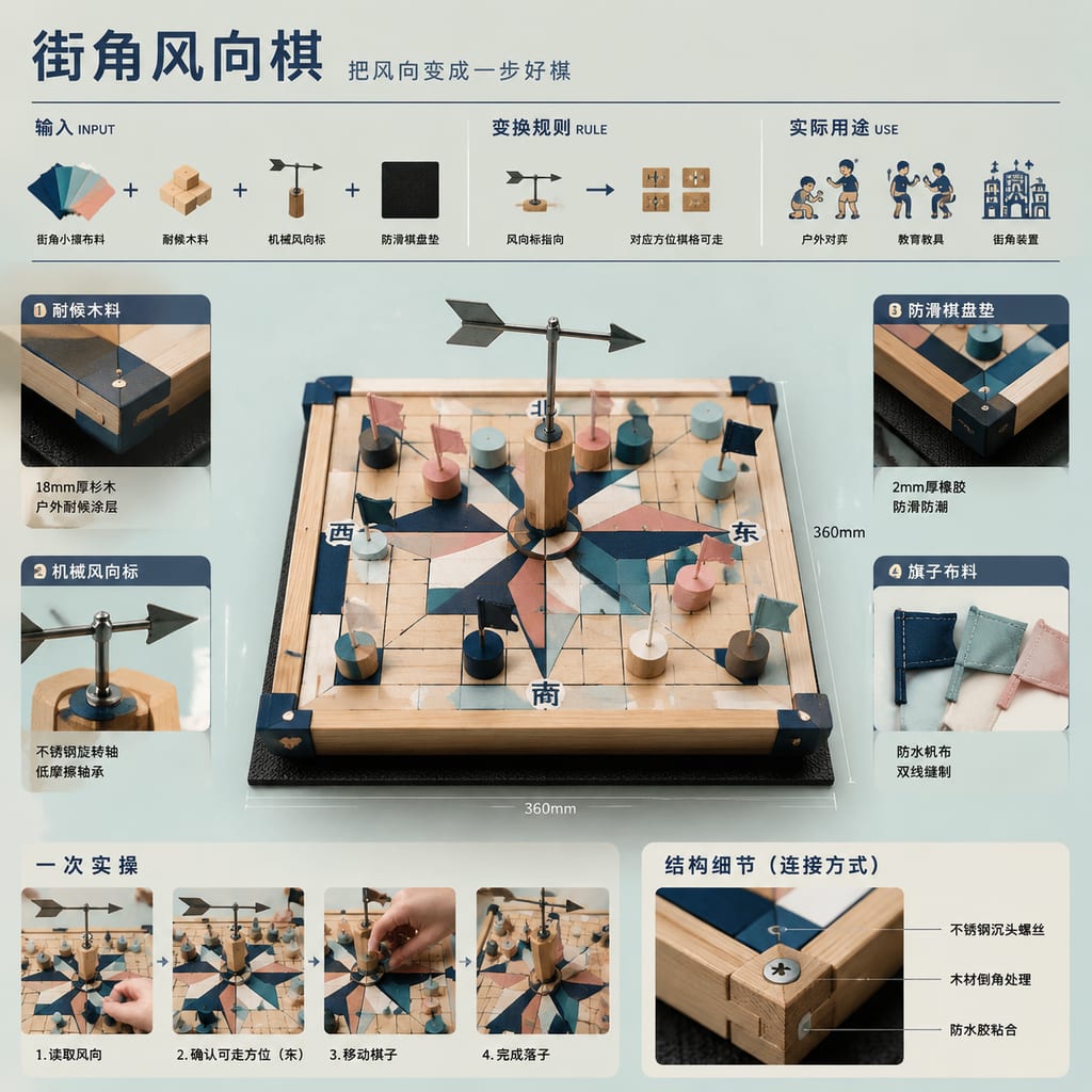 黑哥 AI 原创实验与混合案例:街角风向棋实验成片。