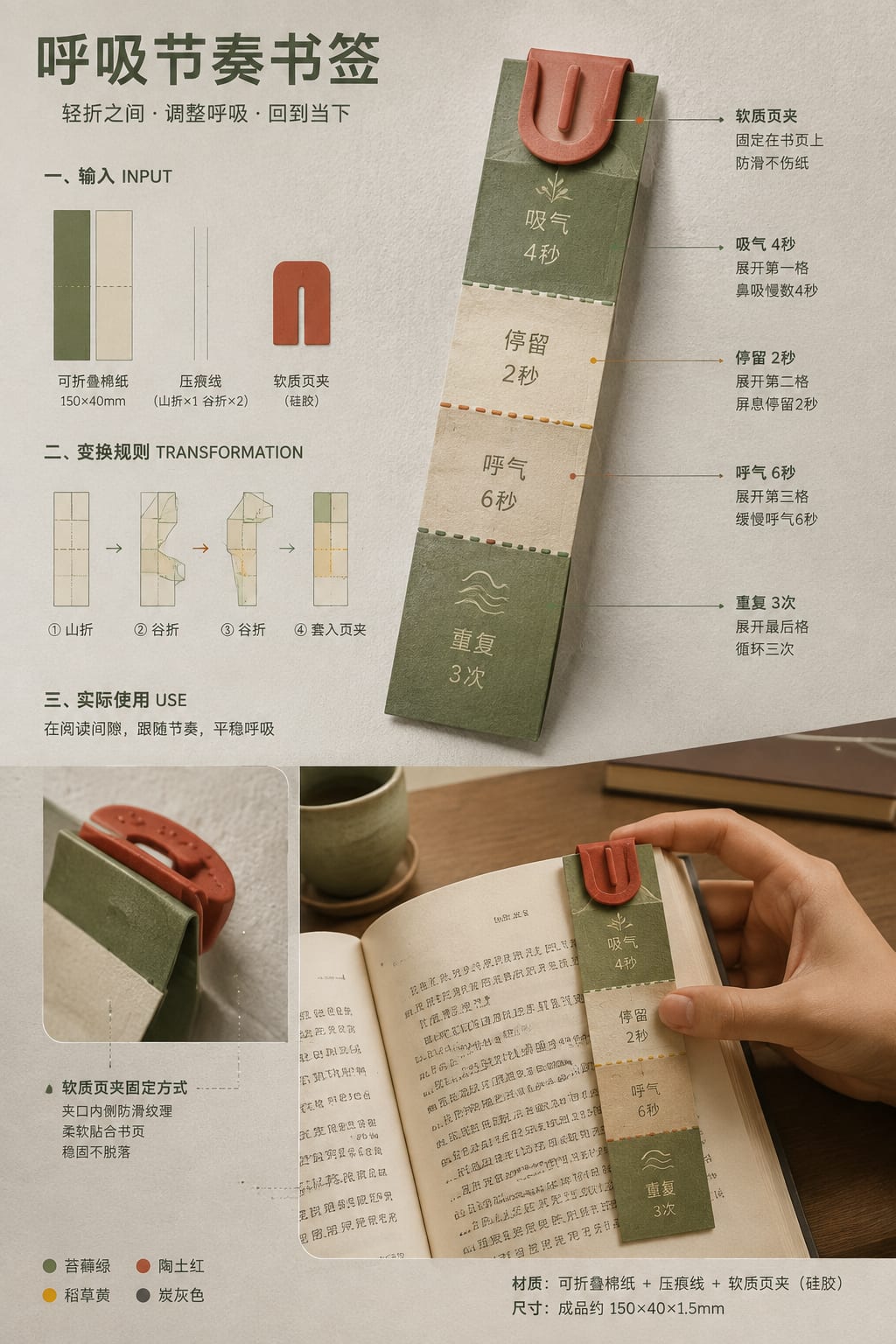 黑哥 AI 原创实验与混合案例:呼吸节奏书签实验成片。