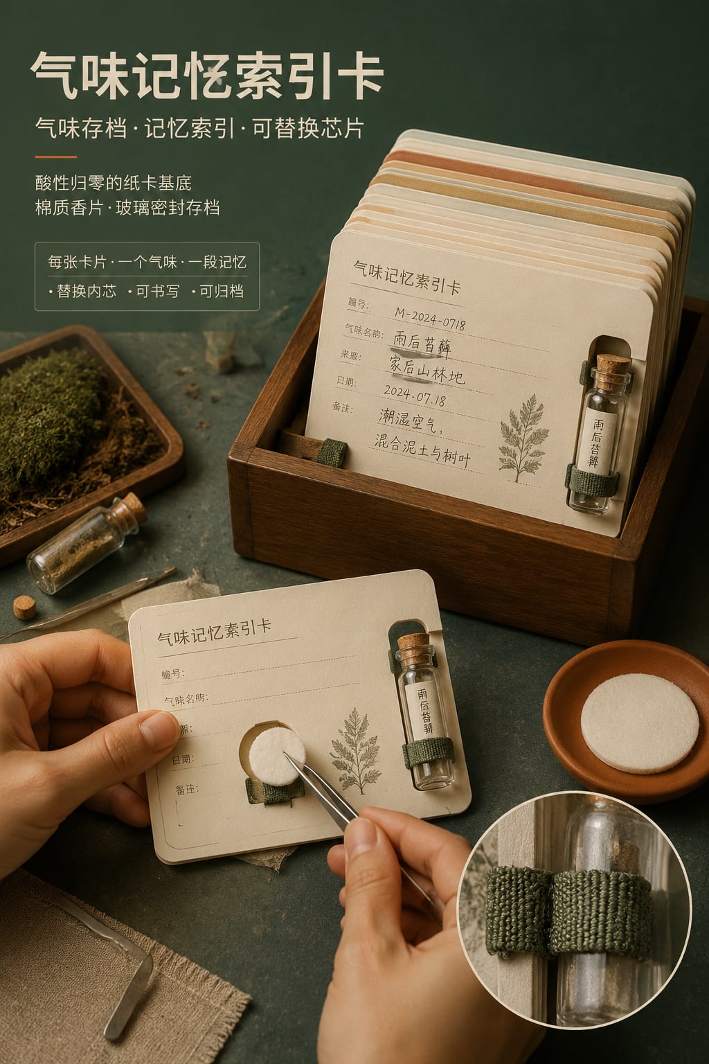 黑哥 AI 原创实验与混合案例:气味记忆索引卡实验成片。