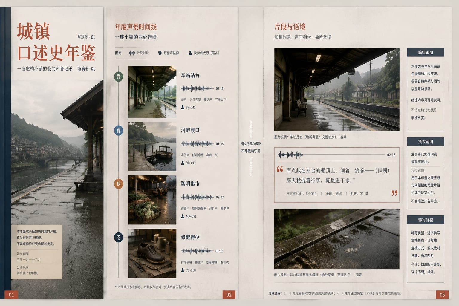 黑哥 AI 原创文档与出版案例:小镇口述史年刊。