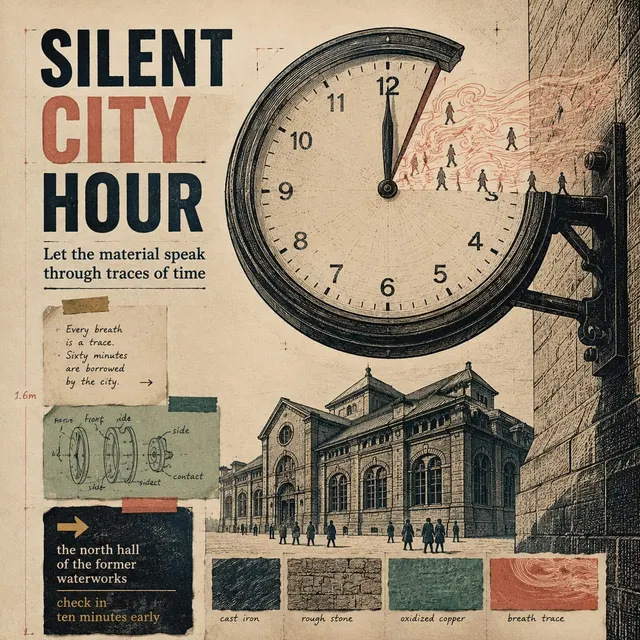 Silent City Hour, an original Posters & Editorial image from HeiGe AI.