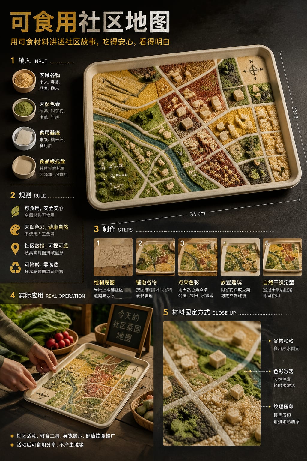 黑哥 AI 原创实验与混合案例:可食用社区地图实验成片。